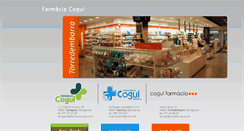 Desktop Screenshot of farmaciacogul.com