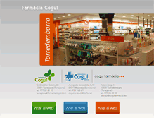 Tablet Screenshot of farmaciacogul.com
